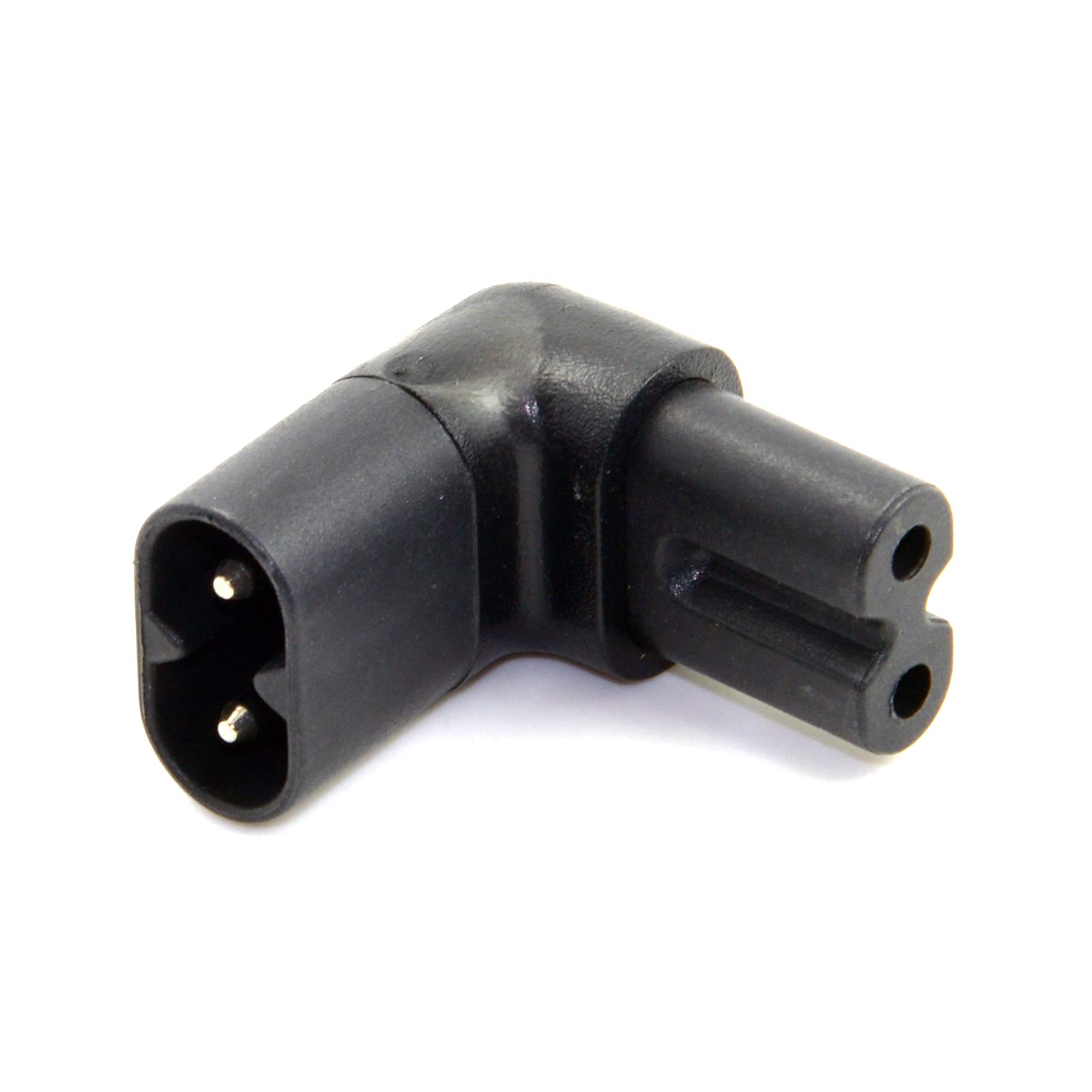 Amazon.co.jp: Cablecc Figure 8 IEC60320 C7~C8 90度上向き直角AC